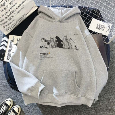 Sudadera con Capucha de Gatitos