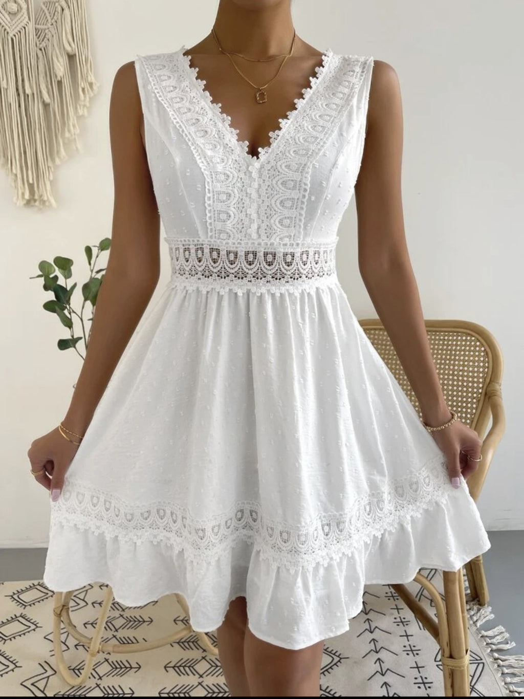 Vestido Casual Hueco