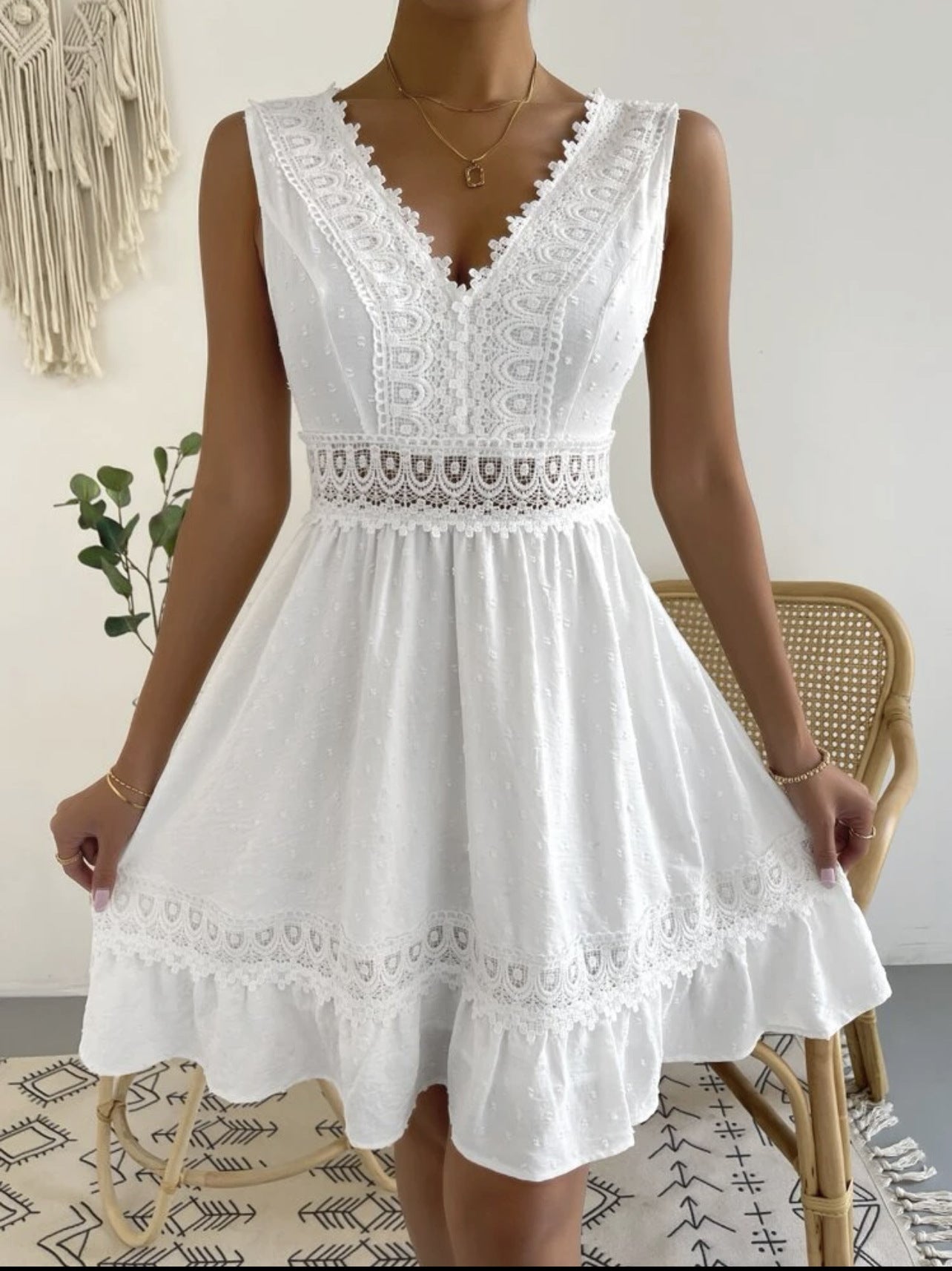 Vestido Casual Hueco