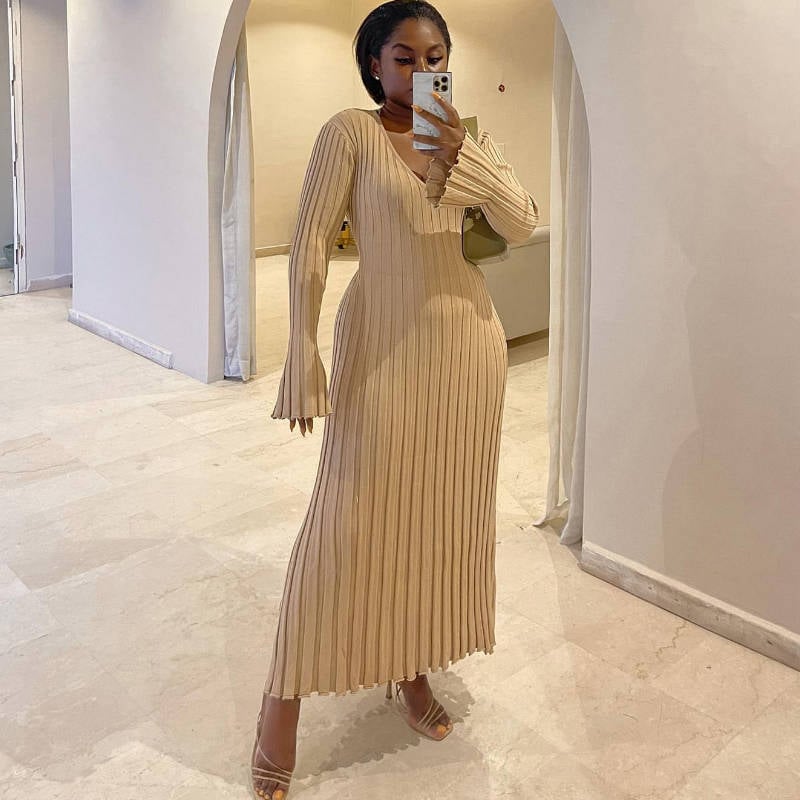 Vestido Casual de Punto