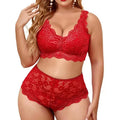 Conjunto de Lencería Sexy Talla Grande para Mujer