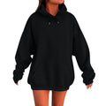 Sudaderas con Capucha de Cuello Redondo